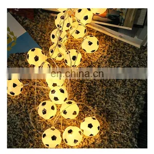 Solar Decorative Led Waterproof String Soccer Ball Lights Garden Home Indoor Outdoor Hanging Fairy Light World Cup Lighting thumbnail-1