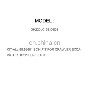DIESEL ENGINE PARTS OVER HAUL GASKET KIT-ALL 65.99601-8034 FIT FOR CRAWLER EXCAVATOR DH220LC-9E DE08 thumbnail-1