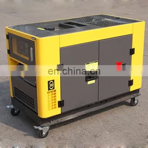 Air-cooled 10 Kva Sound Proof Diesel Generator, 10kw Diesel Engine Generator Price, 10kva Silent Diesel Generator Price List thumbnail-4