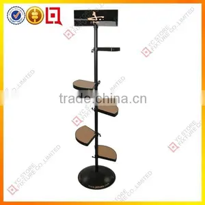 Metal Shoes Store Fixture Floor Display Stand thumbnail-3