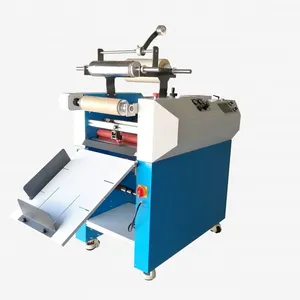 Automatic Paper Feeding and Film Coating Oil Heating Steel Roll Anti Curl Automatic Cutting Made in China thumbnail-5
