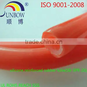 With Iso 9001-2008 Standard High Temperature 3.5mm Wall Thickness Silicone Reinforced Hose Fda thumbnail-1