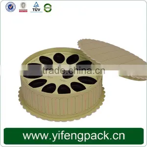 2015 New Design Customized Luxury Large Round Cardboard Gift Boxes Wholesale thumbnail-5
