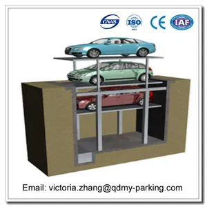 PJS-1+1, PJS-2+1, PJS-3+1 Multi-level Car Storage Car Parking Lift System/Simple Car Parking System for Underground Garage thumbnail-1