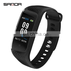 SANDA S4 Men Women Sports Bracelet Wrist Band Smart Watch Hear Rate Monitor Fitness Gps Smartwatch thumbnail-1