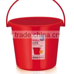 Round Plastic Large Bucket With Lid and Handle thumbnail-4