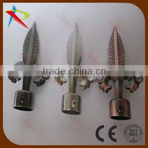 Sword Shape 28mm Curtain Pole Finial thumbnail-2