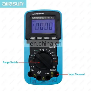EM130USD Multimeter Link to PC 3 3/4-digit Backlight LCD Display Data-Hold Relative Mode AC DC Voltage & Current thumbnail-1