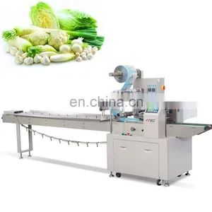 Vegetable Flow Wrapping Machine Celery/Green Pepper /Cucumber Packing Machine thumbnail-1