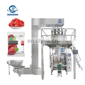 High Speed Automatic Filling Packaging Machinery Multi-head Weighing Film Forming Hardware Granule Pet Dog Food Packing Machine thumbnail-1