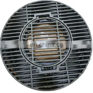 Black Foldable Camping Bbq Grill Basket Mesh Net Camp Tools For Outdoor thumbnail-1