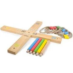Wooden Yard Game Custom Ring Toss Game thumbnail-3