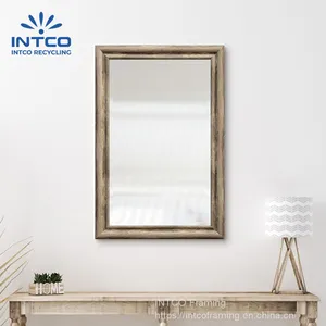 Rustic Farmhouse Distressed Wall Mirror thumbnail-4