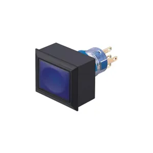 Ip65 16mm Rectangle Head Illumainted 24v 1no1nc Push Button Start Stop Switch Momentary thumbnail-1
