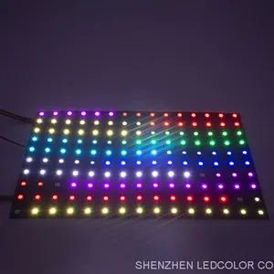DC5V LC8812B WS2812 8X8 8X16 16x16 Rgb Led Bendable Matrix Led Pixel Control Led Panel thumbnail-3