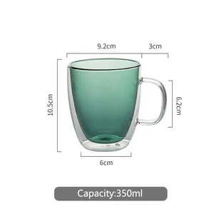 Whole Sale Glass Coffee Mugs thumbnail-2