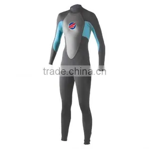 WATER SPORT EQUIPMENT WOMEN NEOPRENE BLIND STITCH SUPER FLEX LONG SLEEVE WETSUIT WITH BACK ZIP OPEN thumbnail-2