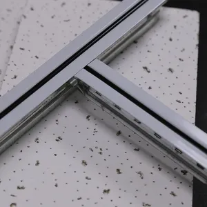 Mineral Fiber Ceiling System T Bar Suspended Ceiling Grid /Ceiling Tee thumbnail-1