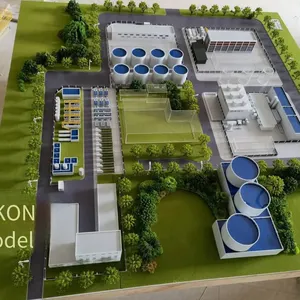 Custom-made Sand Table Models for Factory Area Planning and Layout. Custom-made Sand Tables for Industrial Workshops. thumbnail-1