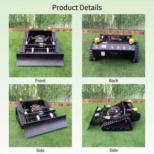 Gasoline Engine Electric Battery Cutting Width 800mm Remotely Controlled Weed Cutter thumbnail-3