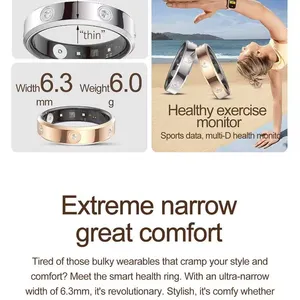 Diamond Pedometer Calorie Measurement of Blood Oxygen Saturation Heart Rate Temperature Waterproof IP68 thumbnail-4