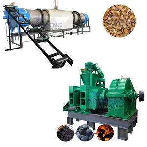 Pistachio Shell Carbonization Forming Production Line Charcoal Production Equipment EPC thumbnail-1