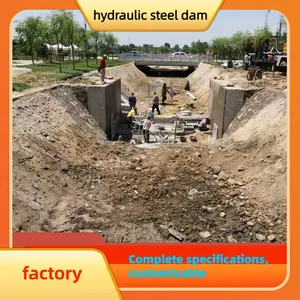 Landscape Type Hydraulic Steel Dam For Urban Water Level Stabilization thumbnail-5
