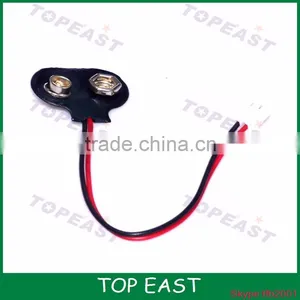 9v Volt Battery Clip on Type Battery Snap Connector Lead Wire Plastic Head thumbnail-1