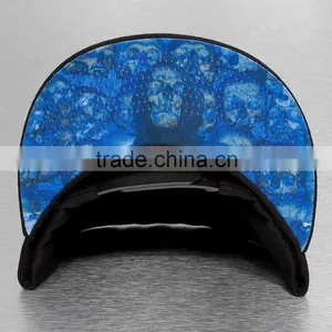 Custom Strapback Wholesale Flat Brim Brand 6 Panel Snapback Hat thumbnail-3