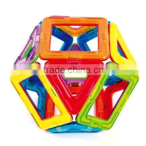 New MagKiss-Magformers Set Magnetic Building Toy Triangules Rainbow Family Fun Game Kids thumbnail-2