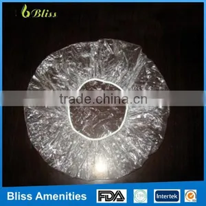 MSC0001 Hotel Guest Amenities PE Ear Plastic Hotel Disposable Shower Cap thumbnail-2