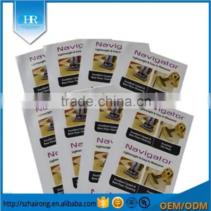 China Directly Factory Die Cut All Shape Custom Machine Sticker Printed Color Logo thumbnail-5
