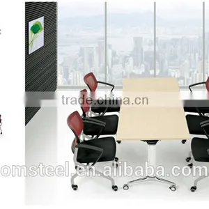 Office Furniture Steel Metal Folding Table for Training Meeting thumbnail-5