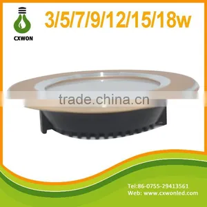 Special Design Golden Shell Led Downlight 12w Smd Samsung Chip Down Lamp 85-265v Ceiling Light Design With CE RohS thumbnail-5