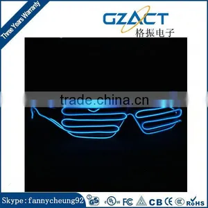 el Sunglasses With Led Bling Lights Led Shutter Party Glasses for Eye Catcher Crazy Fancy Novel thumbnail-6