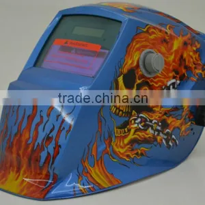 Skull Solar Power Auto Darkening Welding Helmet With Din9-13 thumbnail-1