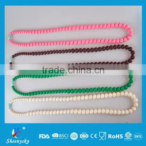 Food Grade Silicone Nursing Teething Necklace Wholesale For Mum And Baby thumbnail-6