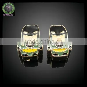 2015 Top Quality Latest Design Big Hole Bead Metal Bead, Batman Shaped Beads thumbnail-1