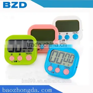 Smart Large LCD Display Remind Timing Digital Kitchen Timer Count Up and Count Down Timer With Switch/Pothook/Holder/Magnet thumbnail-1