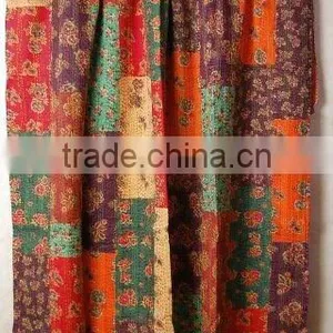 Cotton Patchwork Quilts Indian Handmade Quilts thumbnail-1