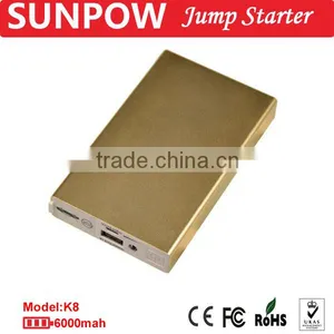 Sunpow 2015 Multi-function Aluminium Alloy Power Station 12V 8000mAH Portable Mini Car Jump Starter thumbnail-1
