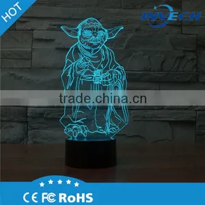 Wholesale High Quality Christmas Fancy Childrens Battery Powered 3D Led Night Lights thumbnail-6