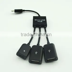 Multifuction Male to Female Micro Usb Hub Cable for Usb Card thumbnail-6
