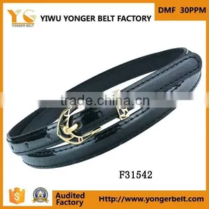 Fashion Fancy Buckle Rhinestone Skinny High Quality Waist Belt for Lady thumbnail-3