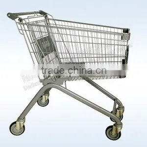 Dachang Manufacturer Shopping Trolley Chrome or Powder Coated or Galvanized With Wheels thumbnail-1