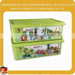 Animal Figures Toy Bricks Set Animal Toy Building Blocks Compatible to Duplo thumbnail-1