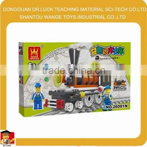 Wholesale Micro Train Set Toy Plastic Block Slot Toy thumbnail-1