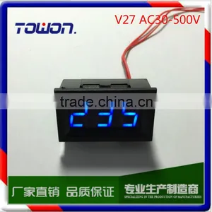 0.56" Red Green Blue LED Digital Voltmeter Volt Panel Meter Red Color AC30-500V Voltage Panel Meter thumbnail-4