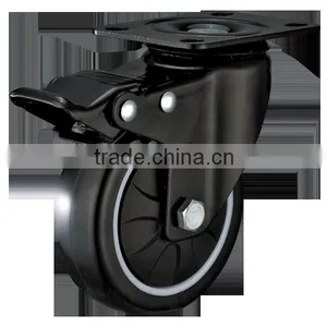 Medium/Light Duty Swivel Casters With TPR Wheels thumbnail-3
