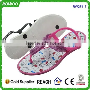 2016 Hot Sale PVC Comfort Ladies Slippers Shoes and Sandals thumbnail-3